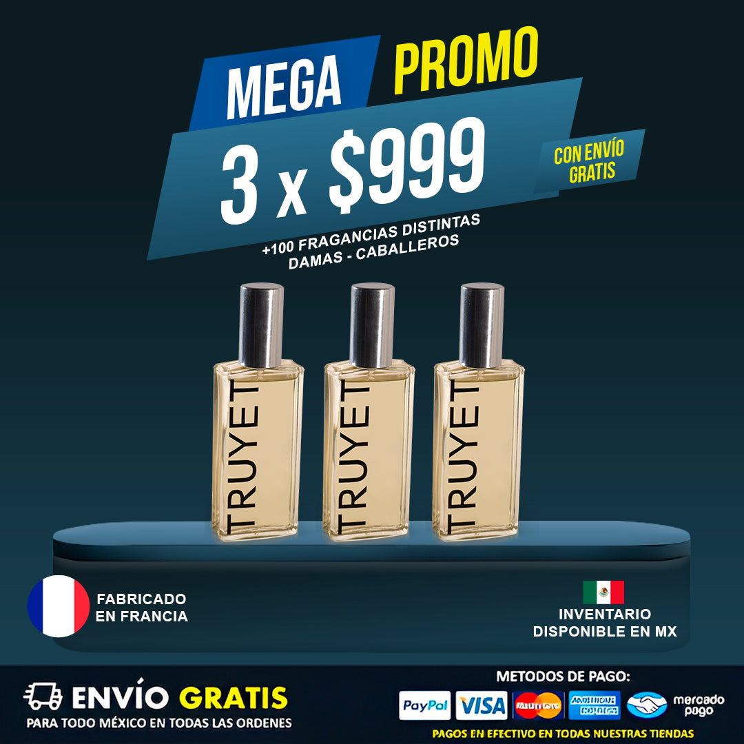 MEGA PROMO 3 x $999
