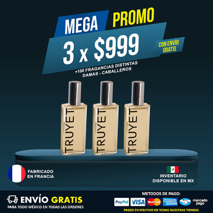 MEGA PROMO 3 x $999